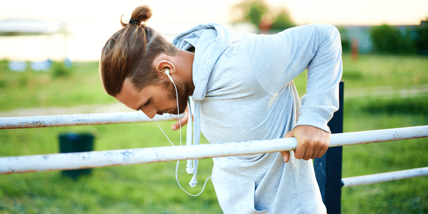 man_bun_compressed morning workout