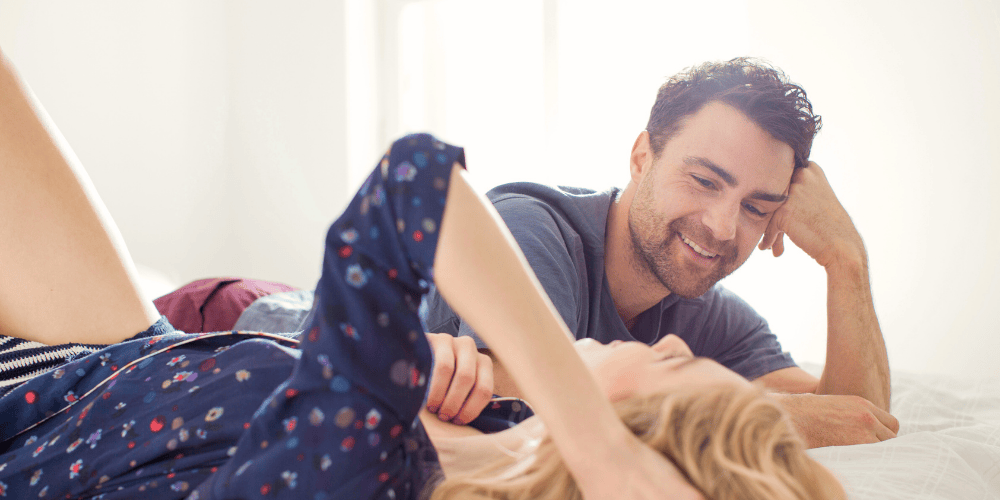 couple in the bedroom