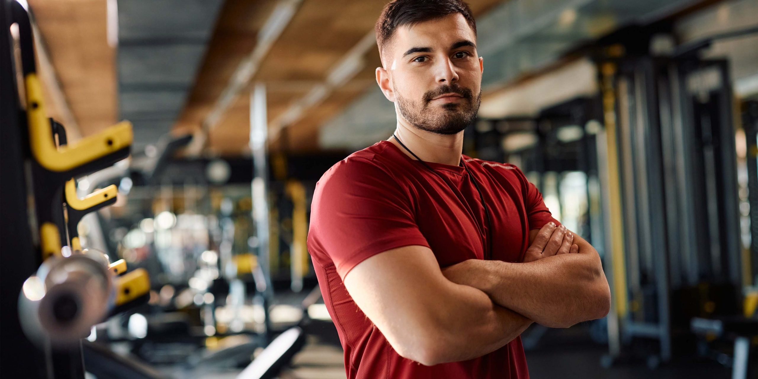 man working out