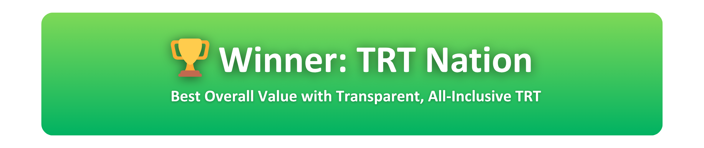 best over all value winner is TRT Nation