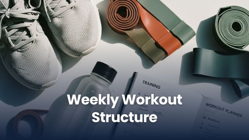 Recommended weekly structures: