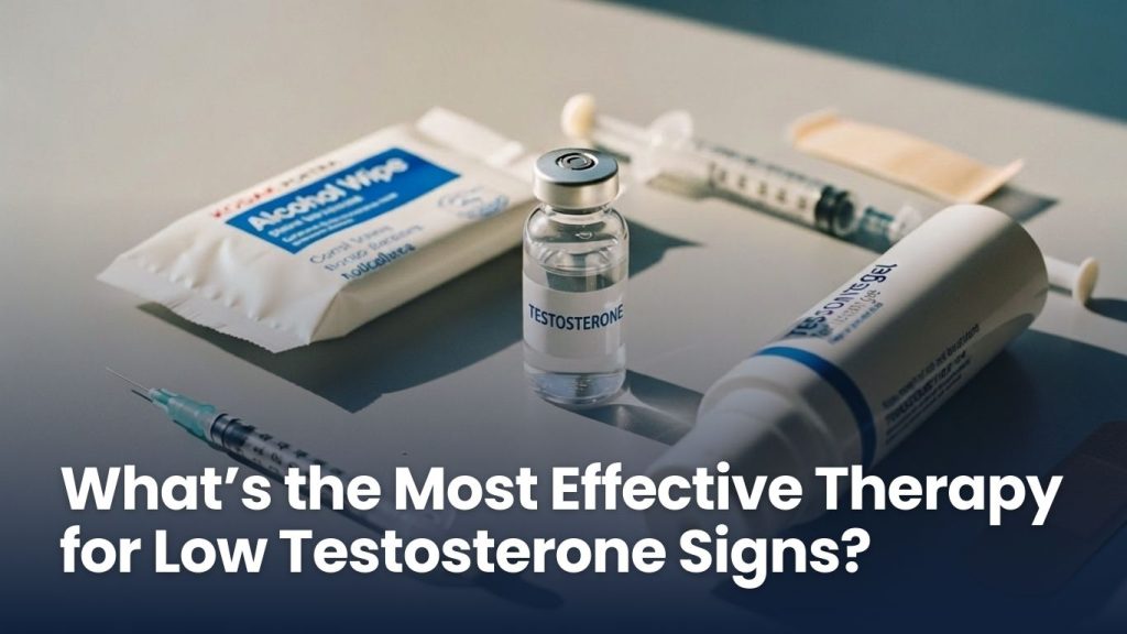 What’s the most effective therapy for Low testosterone signs?