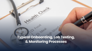 Typical Onboarding, Lab Testing, & Monitoring Processes