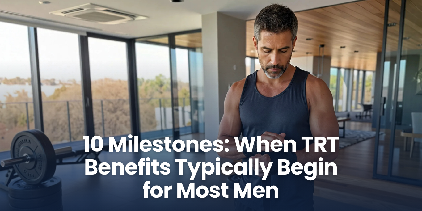 10 Milestones – when trt benefits typically begin for most men