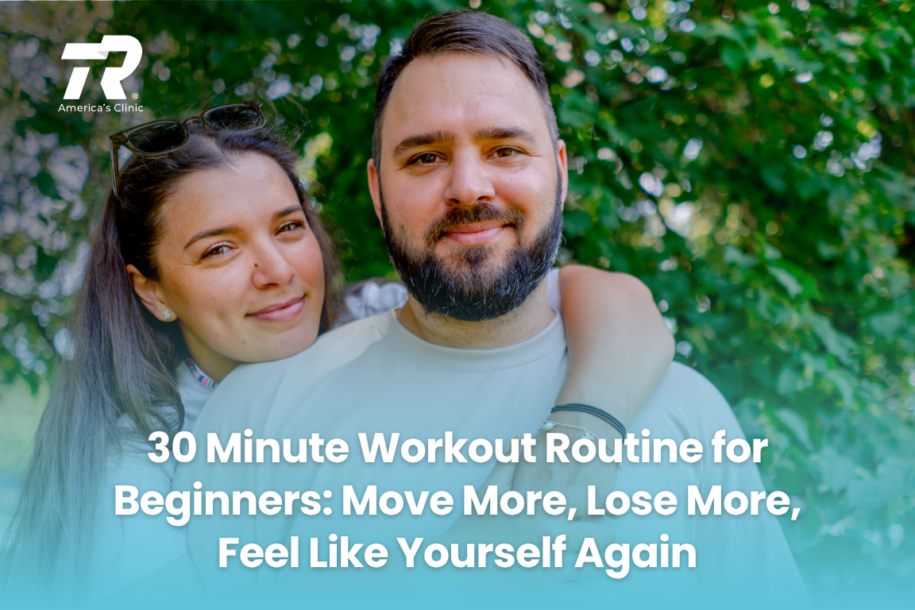 30 minute workout routine for beginners: move more, lose more, feel like yourself again.