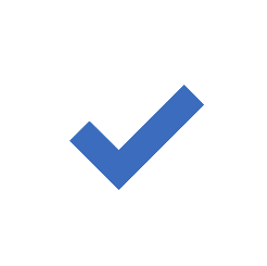 ✓