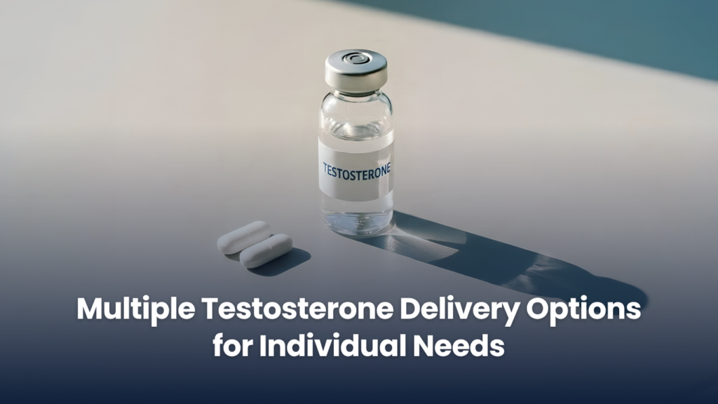 Multiple Testosterone Delivery Options for Individual Needs